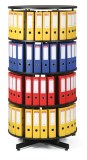 Archivační otočná skříň - 2 patra - šedá